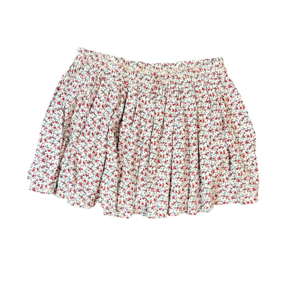 Denim & Supply Ralph Lauren Floral Mini Skater Flare Skirt Size Medium Festival